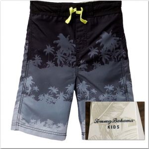 NEW! Tommy Bahama
Ombre Palm Print Trunks Boys M
